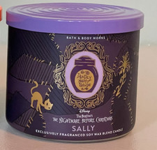Bath  Body Works Nightmare Before Christmas SALLY 3-Wick Candle  NWT