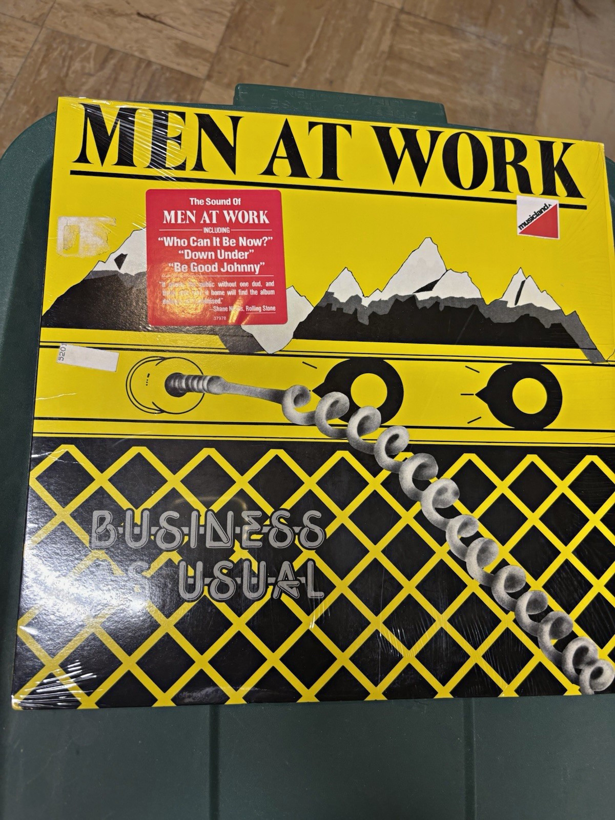 Men at Work Business As Usual 12" Black Vinyl LP Columbia Rock Cardboard Sleeve