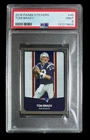 2016 panini NFL italy #45 tom brady; foil SSP sticker PSA 9  VERY RARE