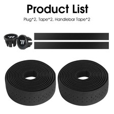 NASTRO MANUBRIO TRAFORATO TRASPIRANTE BICICLETTA CORSA BICI VINTAGE RETRO - NERO