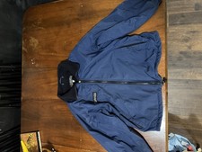 Vintage Columbia Mens L Blue/Black Full Zip J...