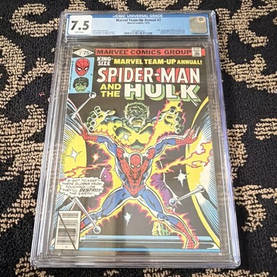 Marvel Comics Marvel Team-Up Annual #2 CGC 7.5 (1976) Spider-Man Hulk