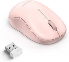 TECKNET Wireless Mouse for Laptop, 2.4G Silent Computer Mouse Quiet Click with 5