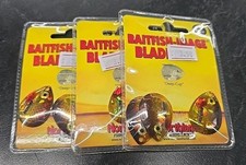 3X Northland Tackle Baitfish Image Colorado Hoja Tamaño 4 BRILLANTE DORADO 3 por paquete