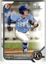 2022 Bowman Draft #BD-12 Cayden Wallace 1st Kansas City Royals Baseball