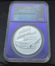 2023 Fast And Furious - Quarter Mile At A Time - 1 oz 999 Silver Coin NGC MS 69