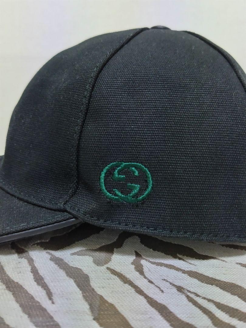 GUCCI Interlocking GG pattern embroidered basebal… - image 3