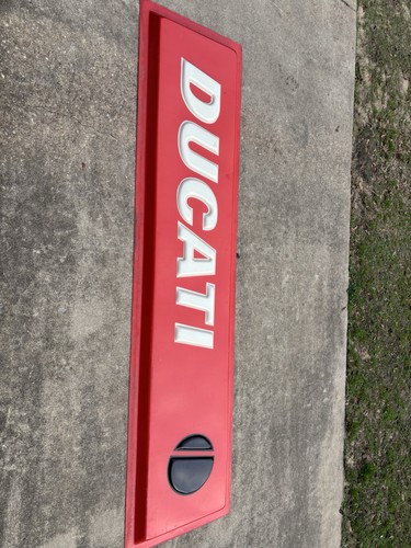 Ducati Dealership Factory Wall Sign Very Large Man Cave Collector