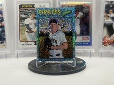 2026 Topps Heritage Chrome Light Blue Sparkle Refractor #64 Mitch Keller SP