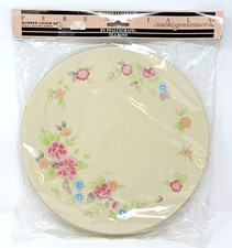 Vtg Pfaltzgraff Tea Rose Burner Cover Set 4 Pcs Includes 2, 10&rdquo; And 2, 8&rdquo; Covers