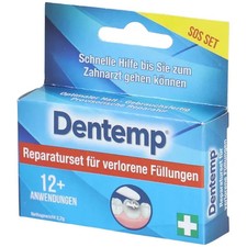 Dentemp blau Zahnfüllung ersetzen Zahn schad...