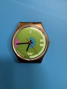 Swatch 90'S Vintage Johnny Guitar Gx116 Manual Case Rare Watch Model Limited Edi