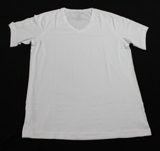 Mack Weldon Men's 18-Hour Jersey V-Neck Undershirt BL1 Bright White Large