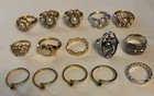 New ListingLot Of 15 Rings  Costume Jewelry Avon Vintage Cocktail Rings