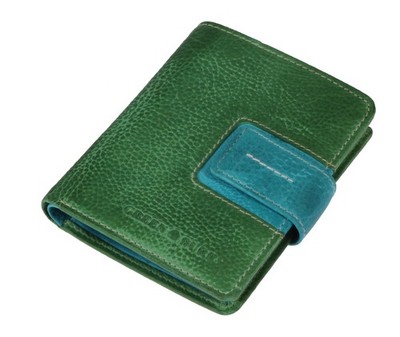 Geldbörse Greenburry Damen Candy Shop Bunt 12x10 5x3cm aus echtem Leder Geschenk