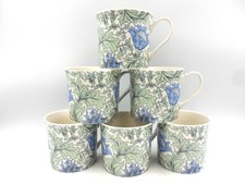 Set of 6 Palace Mugs in William Morris Anemone design.
