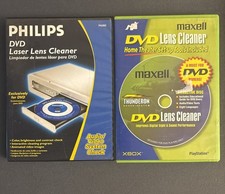 2 Philips And Maxell DVD Lens Cleaners