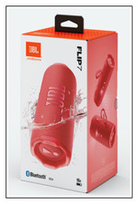 JBL Flip 7 Portable Waterproof Bluetooth Speaker - Red Bass Party Speaker
