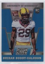2016 Panini Prizm Collegiate Draft Picks Blue Briean Boddy-Calhoun #218 h1f