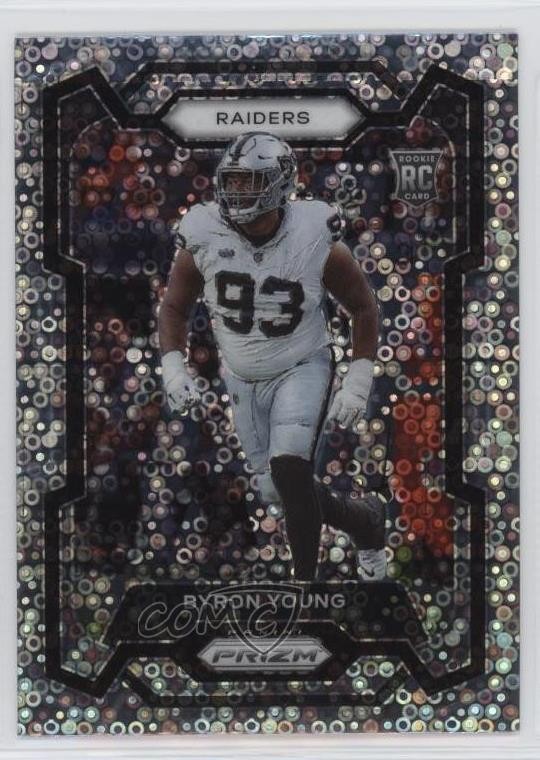 2023 Panini Prizm Rookies No Huddle Prizm Byron Young #355 0z0v