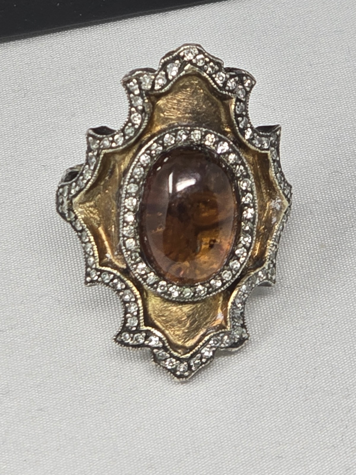 ​05 Signed Sevan Biçakçi 24k Gold Silver Diamond … - image 1