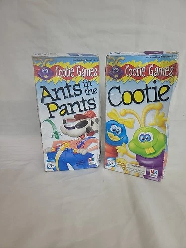 VTG 1999 (2 Game Lot) Hasbro Milton Bradley "Ants In The Pants" & "COOTIE"  100%