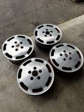 Genuine Oem Porsche 928 7jx16 Et65 5x130 Slotted Wheels Wred Accents 944 924