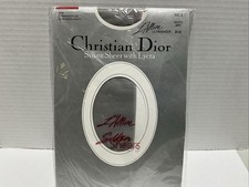 Christian Dior Vintage Pantyhose 4478 Crystal Gray L  Allure Silken Sheer Size 3