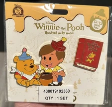 Disney Winnie the Pooh Christopher Robin Hundred Acre Wood Pin #12 ✅SHIP TODAY