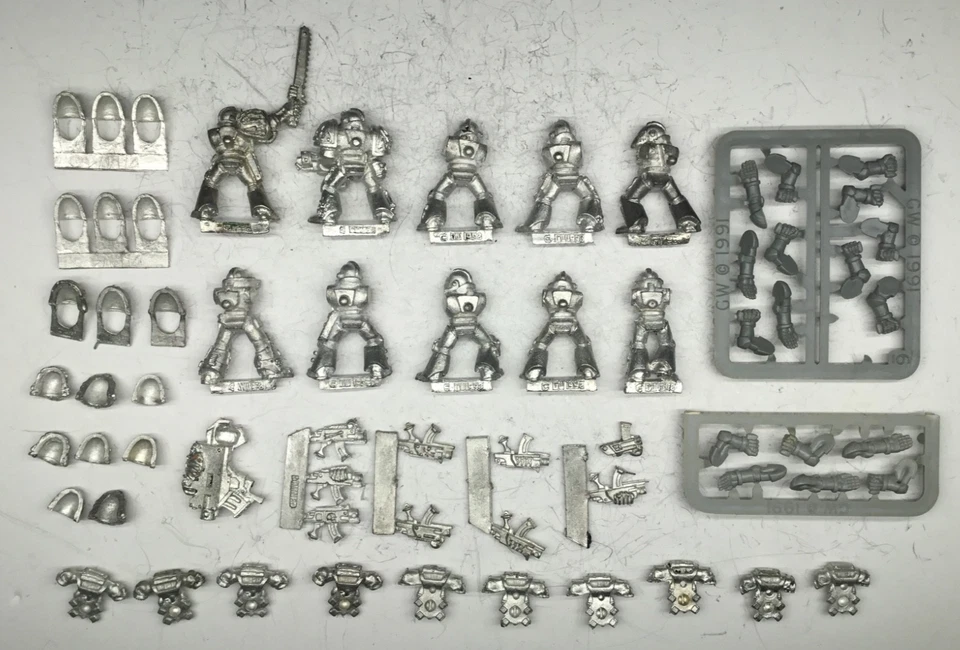 Games Workshop - WH40k Legion Of The Damned Squad (1998) - Citadel Metal OOP - Image 2 of 2