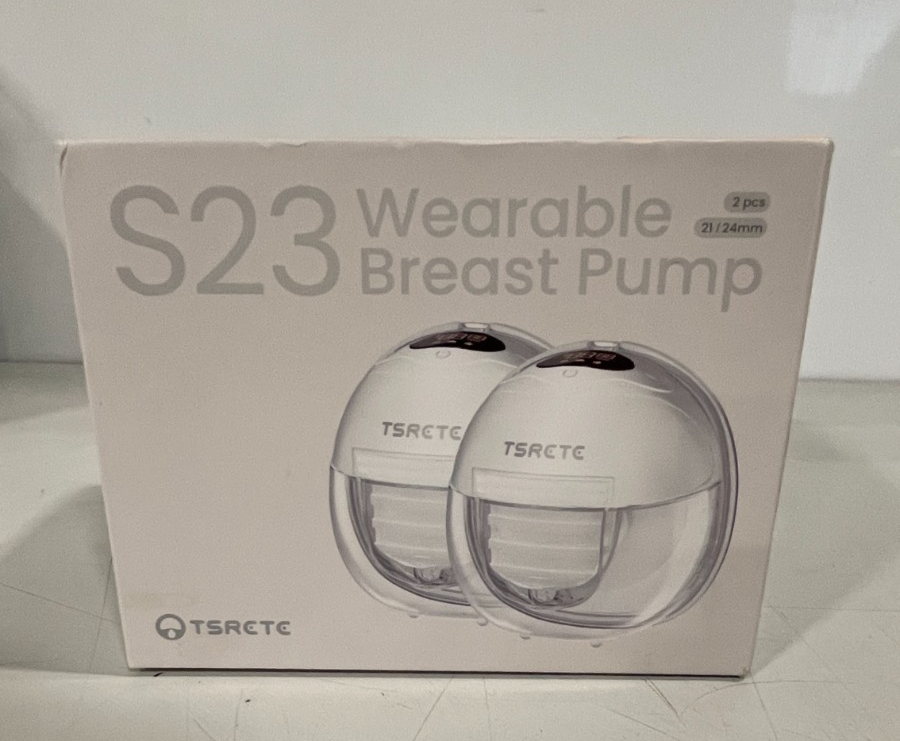 TSRETE S23 Double Wearable Breast Pump in Pink for Hands-Free Pumping-image