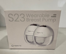 TSRETE Breast Pump, S23 Double Wearable Breast Pump, Pink