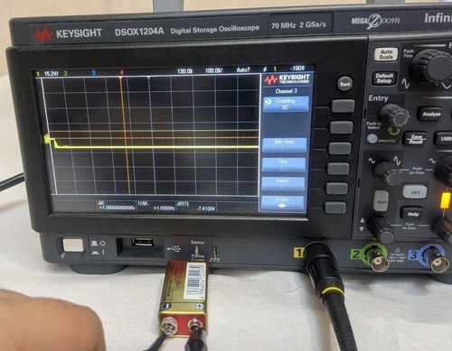 Keysight DSOX1204A Digital Storage Scope 70MHz, 2Gs/S LOADED w/Options GOOD - Picture 4 of 17