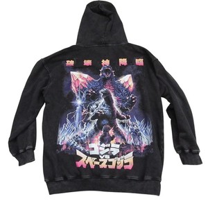 Felpa Con Cappuccio 3D Godzilla 70th Anniversary - Taglie Forti Fino A 5XL - Gildan 5000 - Foto 3