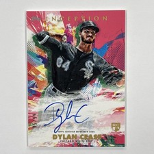 2020 Topps Inception Autograph Auto #DC Dylan Cease /99 Rookie RC White Sox Pads
