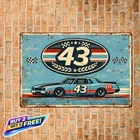 Richard Petty 43 Vintage Racing Poster 8x12 Metal Tin Sign Decor