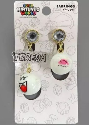 Super Mario Boo Teresa Ohrringe ohne Metall Universal Studios Japan USJ exklusiv