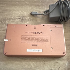Nintendo DSi XL Pink Console Bundle w/ AC Adapter & 3 DS Games + Cases