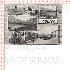 E8623 LECCO 1957 COLIC BOAT VIEWS WITH FLOWERS EDIT SAMPIETRO FOR GARESSIO