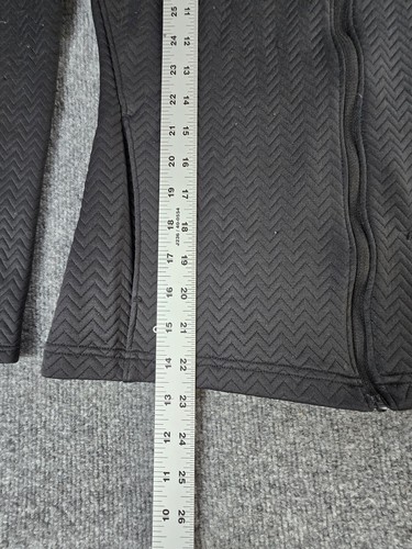 ADIDAS Jacket GOLF Women’s Small Black Zig Zag Textured - Picture 3 of 9