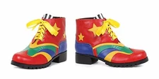 Red Green Yellow Clown Pennywise IT Circus Performer Halloween Costume Shoes