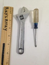 lot of two tools KR 6" crescent and Craftsman phillips