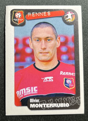Olivier Monterrubio Stade Rennais Fc Carte Foot Derby Total Panini 2004-05 # 191