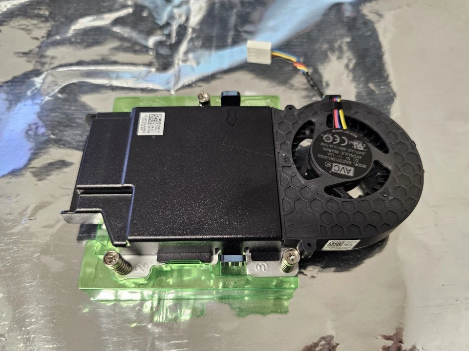 CPU Cooling Fan with Heatsink for Dell OptiPlex 3080 5080 7080 MFF 5V 1.1A W77JN - Image 2 of 4
