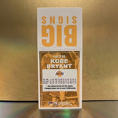 2003-04 Fleer Platinum Big Signs Kobe Bryant Los Angeles Lakers NM