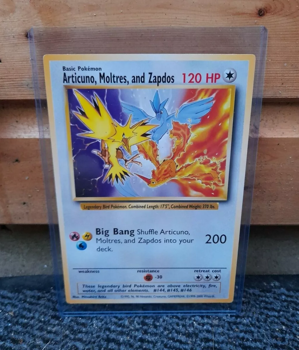 Pokémon TCG: Articuno, Zapdos & Moltres Cards with 2 Booster Packs