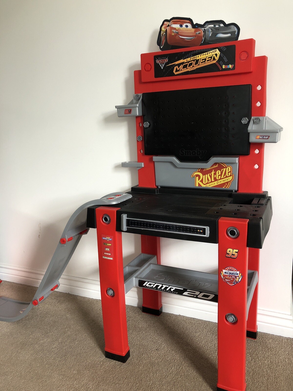 lightning mcqueen tool bench
