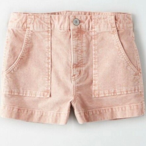 AMERICAN EAGLE PINK CORDUROY SHORTS 