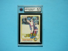 1981/82 O-PEE-CHEE NHL HOCKEY CARD #358 DAVE BABYCH ROOKIE KSA 8.5 NM/MINT+ OPC
