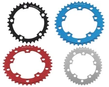 MCS BMX 5-BOLT 110mm CHAINRING USA MADE CNC 45T BLACK